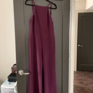 French Connection Purple Jumpsuit